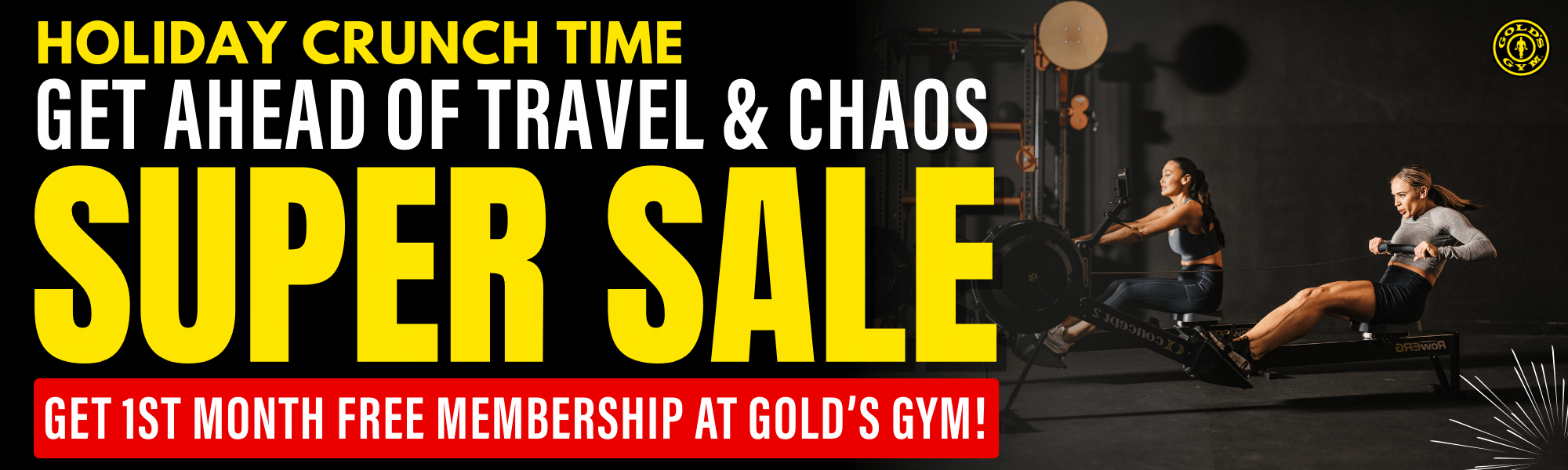 Banner promoting the summer reset super sale. Join for $1, no contract, free guest privileges.